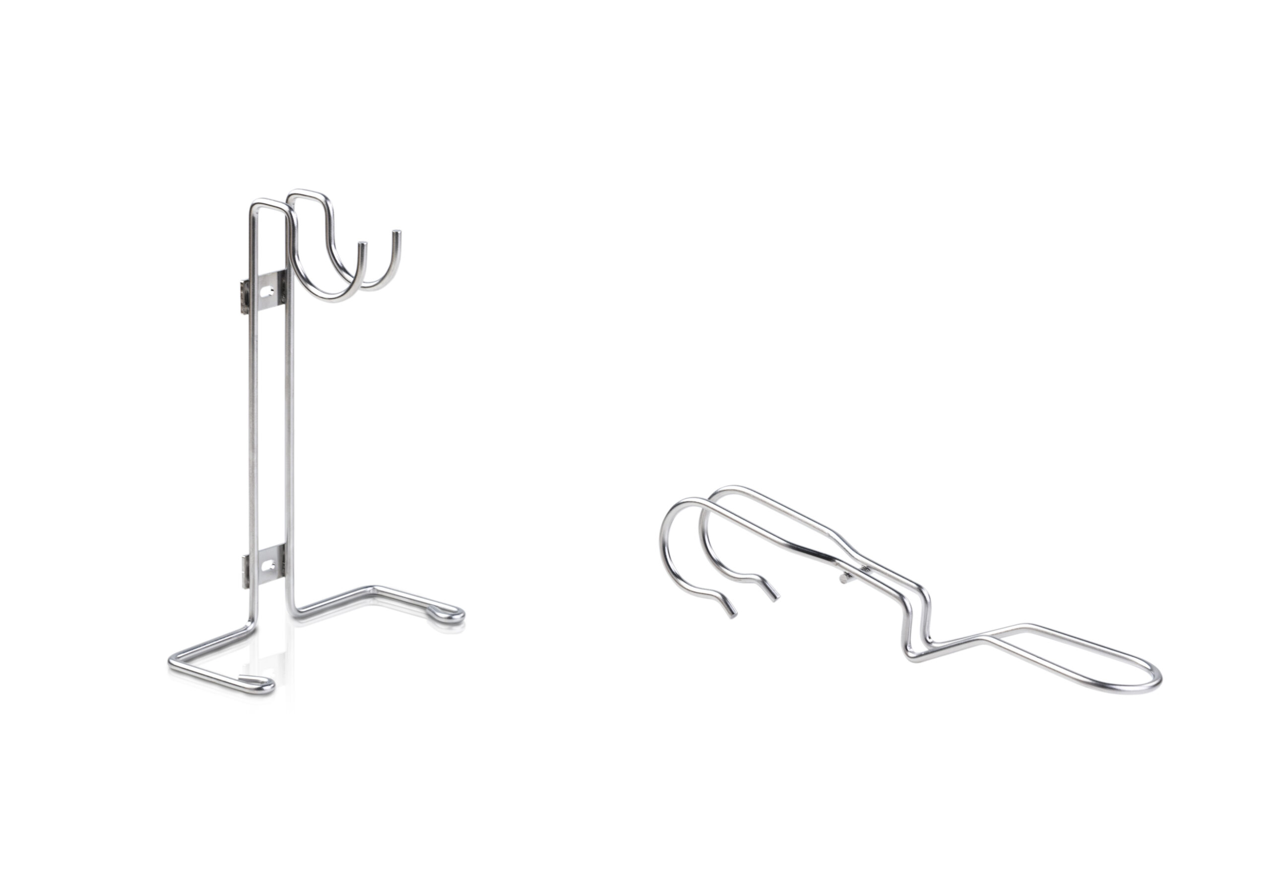 Supporto a muro in acciaio inox per taniche T-Box