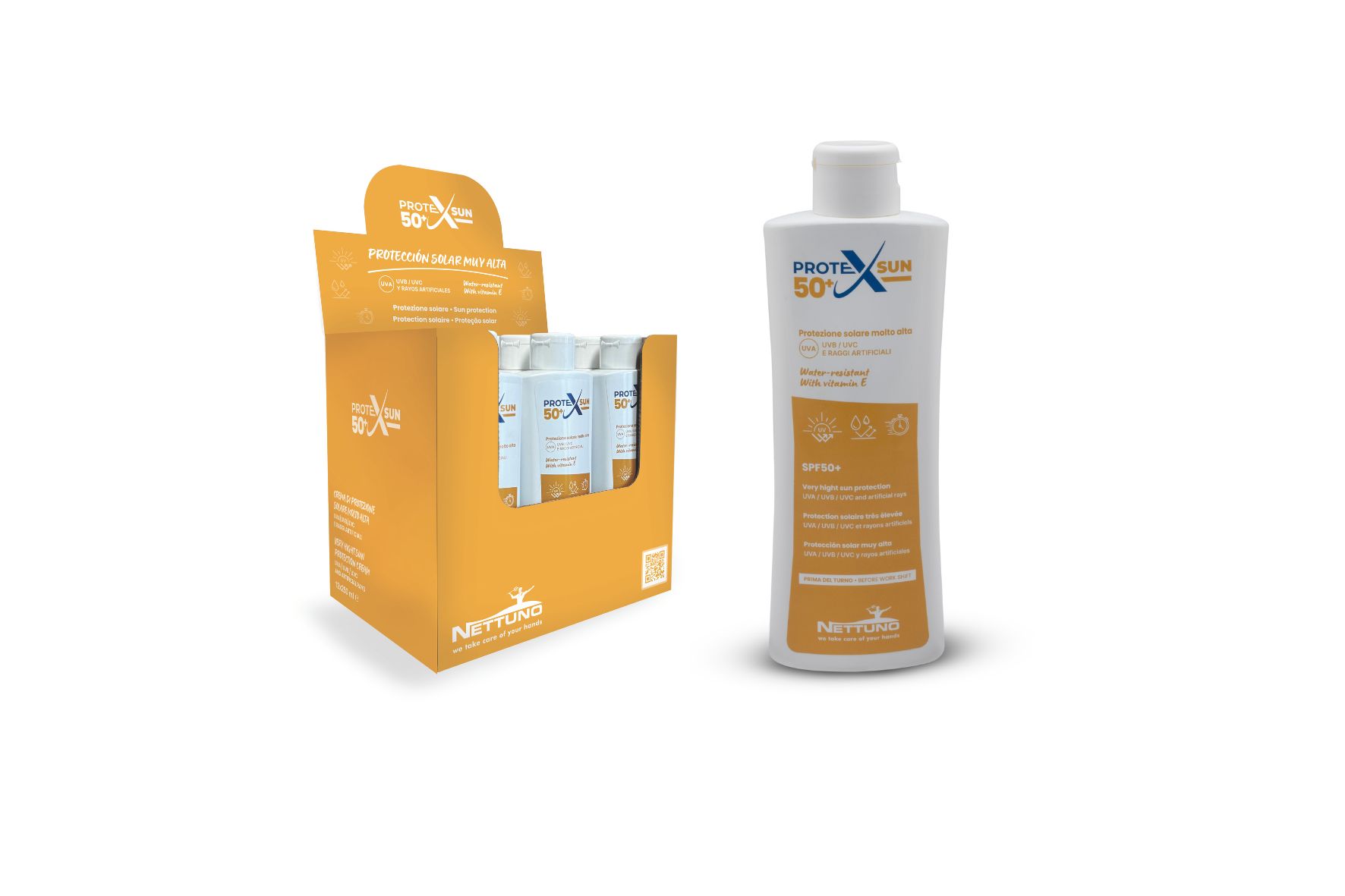 Flacone da 250 ml in espositore