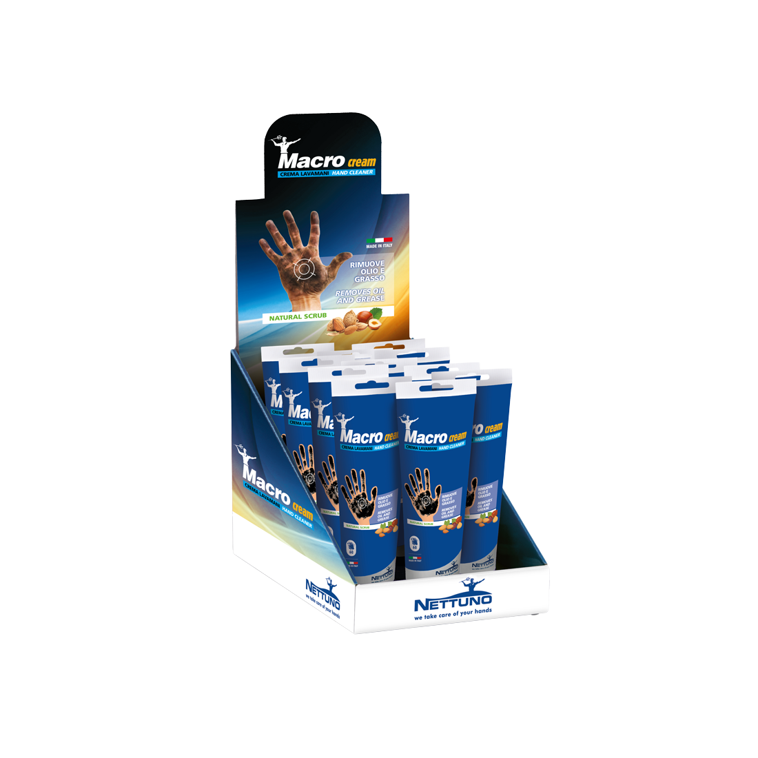 Tubo da 250 ml (euroslot) in espositore