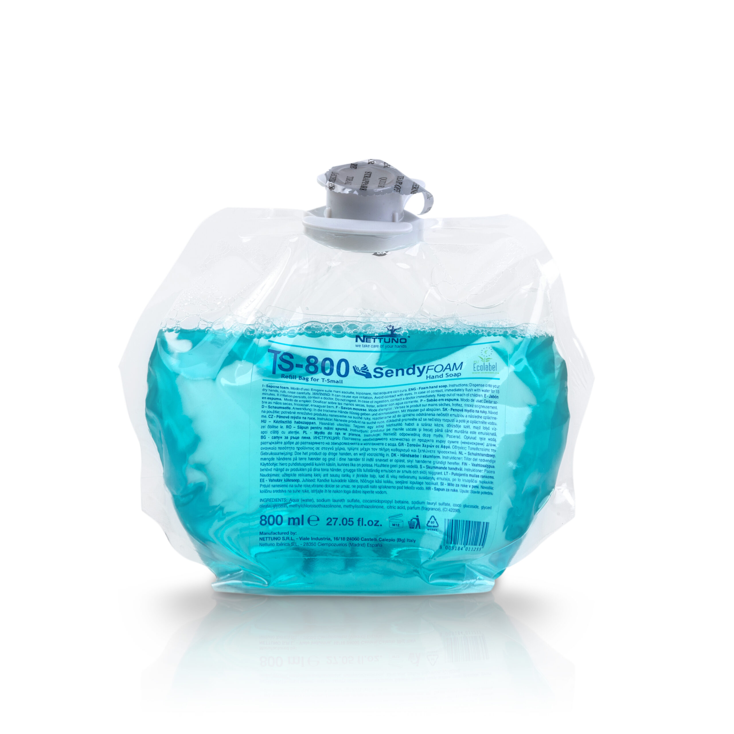 T-S800 ricarica da 800 ml per T-Small Dispenser