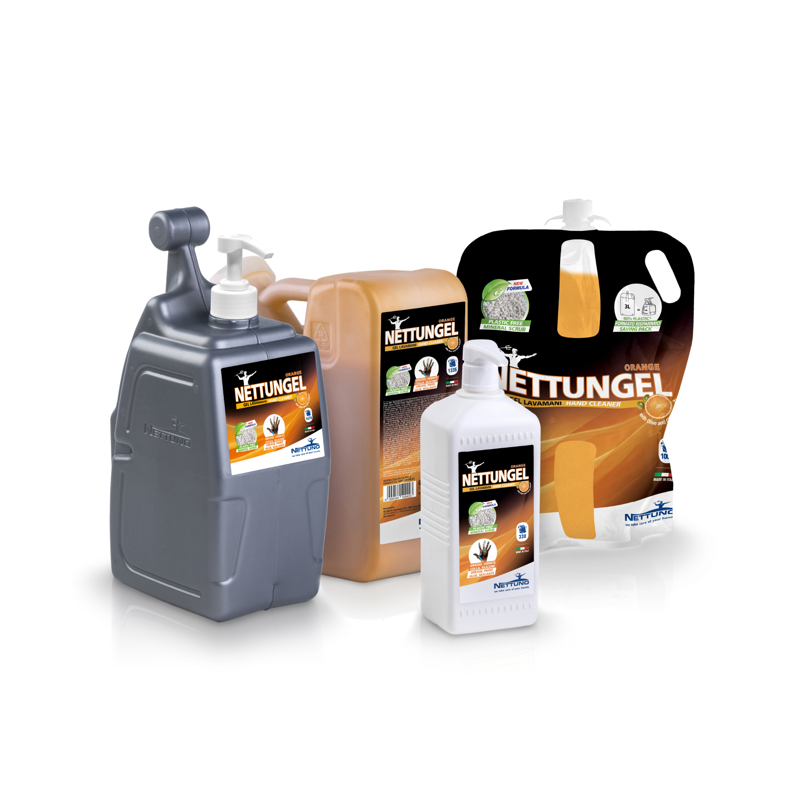 NETTUNO Handwaschgel Orange – 5 Liter Für Gewerbe & Großverbrauch