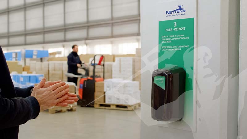 NETTUNO news dipsenser sapone professionale ufficio industria