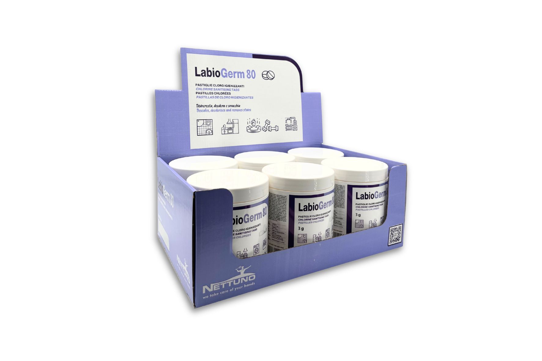 Barattolo da 500 g - (3 g) - in espositore