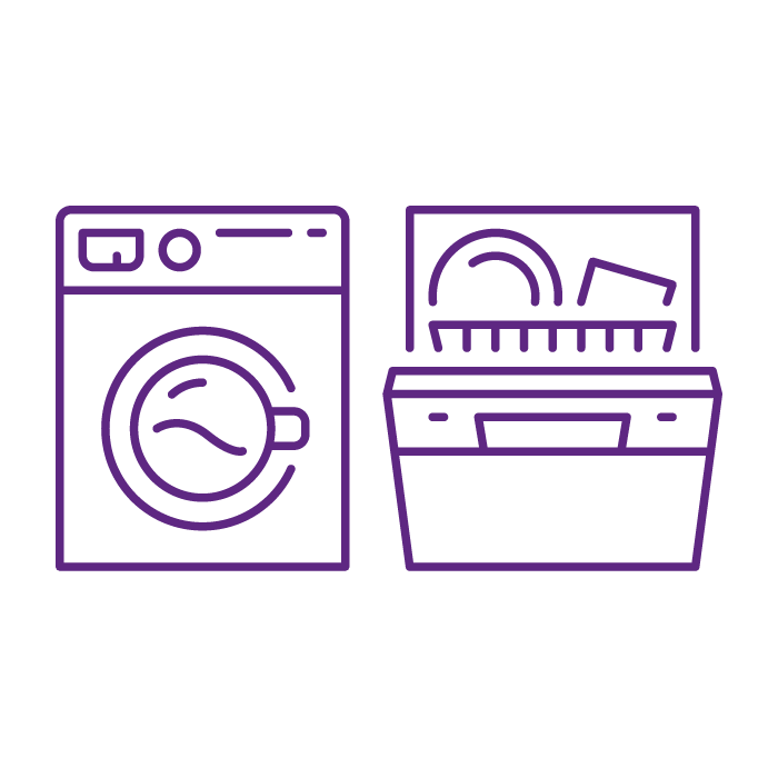 NETTUNO icona lavatrice e lavastoviglie
