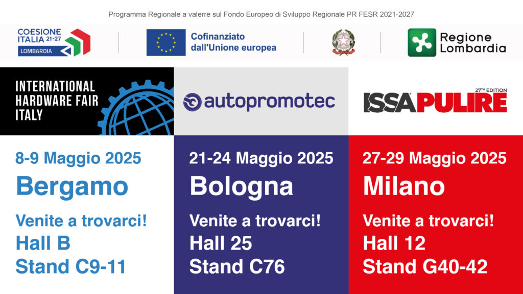 A maggio ci aspettano tre fiere internazionali: vieni a trovarci!