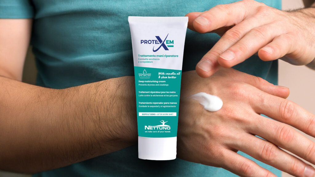 ProtexEM: la crema riparatrice post-turno per le mani dei professionisti